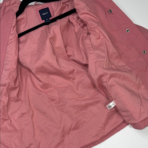 GAP Kids' Rose Twill Jacket with Hood - Picture 8 of 11